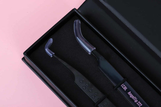 Lucky Lash 777 and AngelTip 222 Tweezer Duo Set